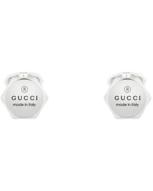 Gucci Cufflinks & Tie Clips - White