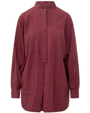LE SULLY STUDIO Overhemden ,Rood ,Camicia Over Coreana