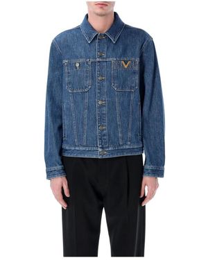 Valentino Garavani Denim Jackets - Blu