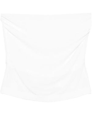 Norma Kamali Sleeveless Tops - White