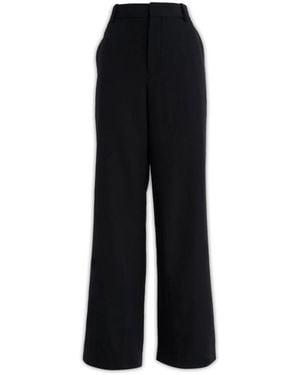 Balmain Wide Trousers - Black