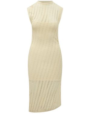 IRO Aysson Openwork Knit Midi Dress - Natural