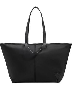 Ami Paris Tote Bags - Noir