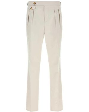 Brunello Cucinelli Geverfde Broek - Naturel