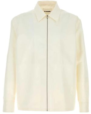 Jil Sander Cotton Poplin Shirt - Naturel