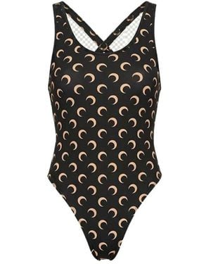 Marine Serre One-Piece - Black