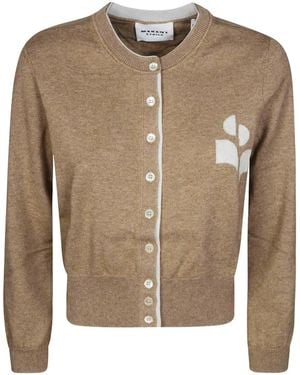 Isabel Marant Truien & Vesten ,Katoen Lona Cardigan - Bruin
