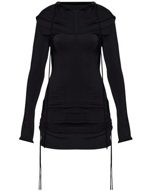 KNWLS Cu Kapuzenkleid - Schwarz