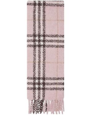 Burberry Mu G Chk Boucle Schal - Pink