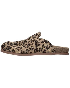 Emanuélle Vee Ponyskin Mules - Braun