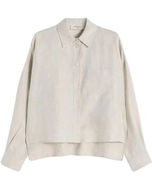 Weekend by Maxmara Leinen-Canvas-Jacke - Weiß