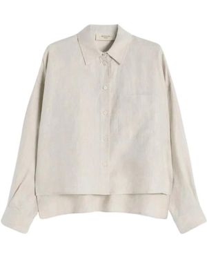 Weekend by Maxmara Linnen Canvas Jas - Wit