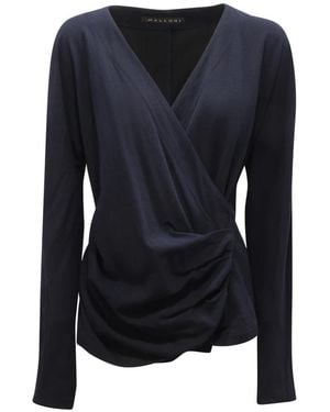 Malloni Long Sleeve T-Shirts - Blue