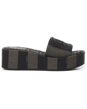 Fendi Wedges - Black