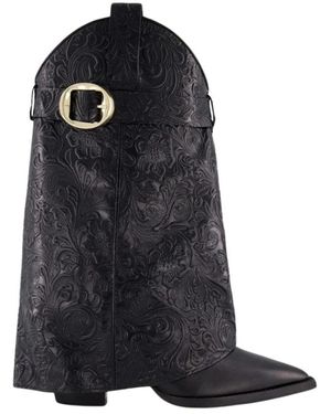 Toral Heeled Boots - Zwart