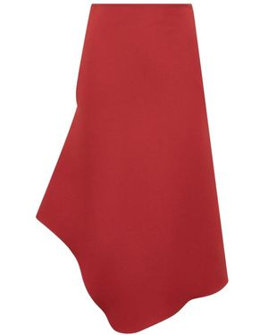 Calcaterra Midi Skirts - Rosso