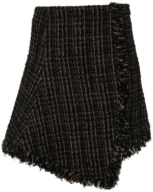 Sacai Short Skirts - Negro