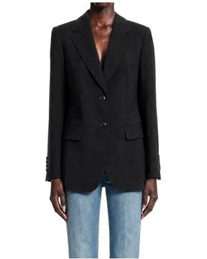 Max Mara Jassen ,Zwart ,Wol Mstassenzi Blazer