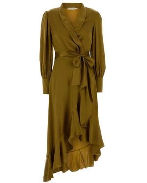 Zimmermann Wrap Dresses - Vert