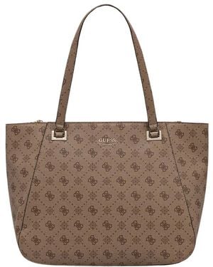 Guess Tote Bags - Marrone
