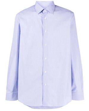 Paul Smith Geleidelijk Getailleerd Overhemd - Blauw