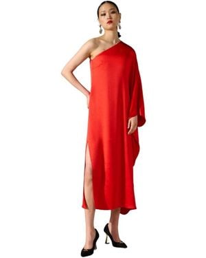 KARL LAGERFELD Midi Dresses - Red