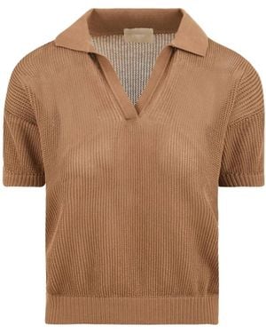 Drumohr V-Neck Knitwear - Marron