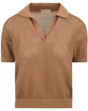 Drumohr Bruine Polo T-Shirts En Polos