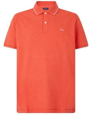 Paul & Shark Polo Shirts - Red