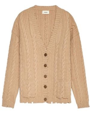 A PAPER KID Cardigans - Natural