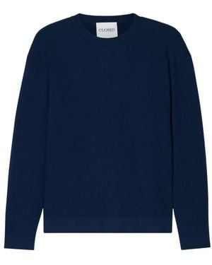Closed Round-Neck Knitwear - Blue