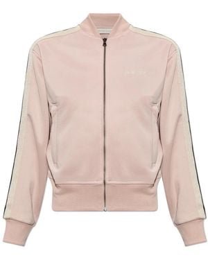 Palm Angels Sweatshirt Mit Besticktem Logo - Pink
