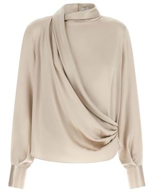 Brunello Cucinelli Blouses - Neutro