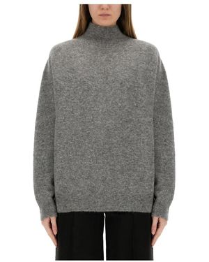 Alysi Maglia A Collo Alto - Grijs