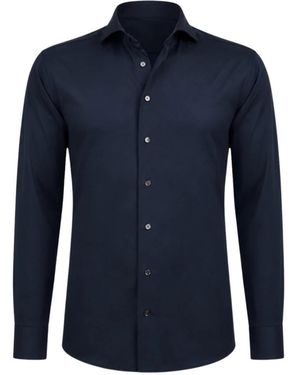 Traiano Milano Casual Shirts - Bleu