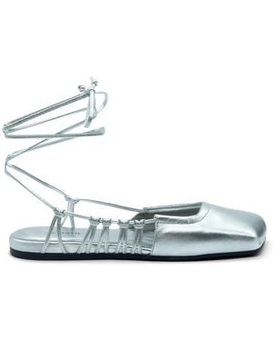 Vic Matié Square Closed Sabot - Blauw