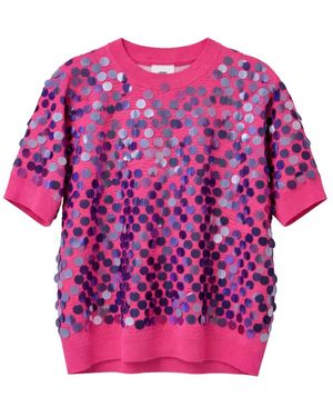 Zankov Round-Neck Knitwear - Violet