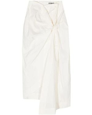 Issey Miyake Midi Skirts - Bianco