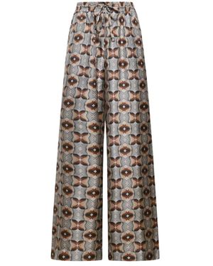 Pierre Louis Mascia Wide Trousers - Multicolour