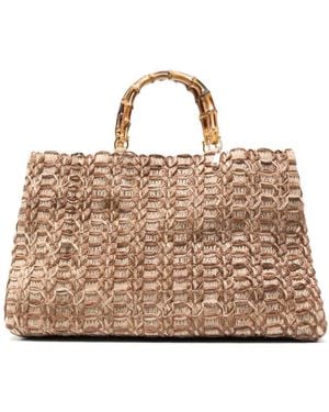 La Milanesa Tote Bags - Brown