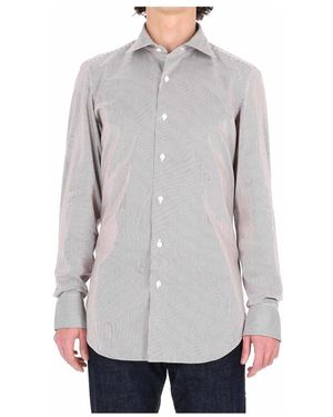 Finamore 1925 Casual Shirts - Grey