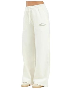 New Balance Linear Heritage Fleece Wide Leg - Wit