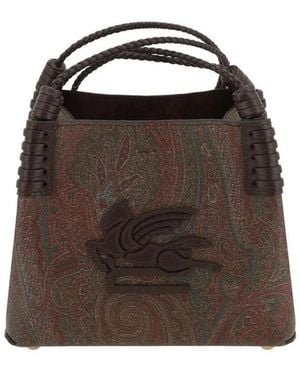 Etro Tote Bags - Marrone