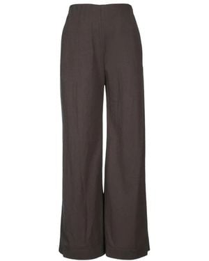 Harris Wharf London Wide Trousers - Brown