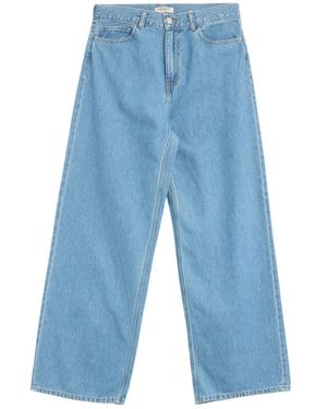 Carhartt Hochtaillierte Flared Denim Jeans - Blau