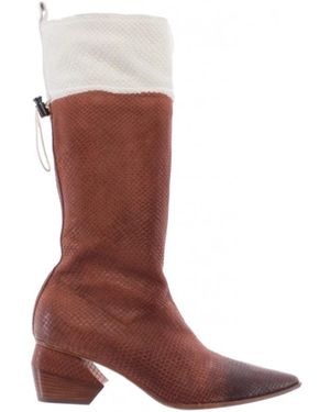 Ixos Schoenen ,Bruin ,Leer Heeled Boots
