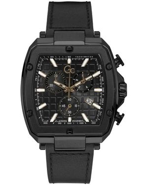 Guess Collection Herren Chronograph Gc Spirit Tonneau Schwarz Y83003G2Mf