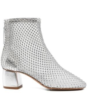 forte_forte Heeled Boots - White