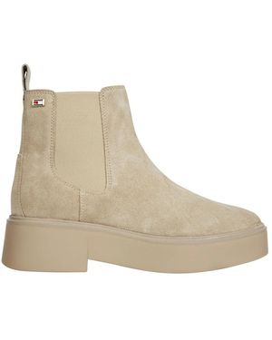 Tommy Hilfiger Chelsea Boots - Natural