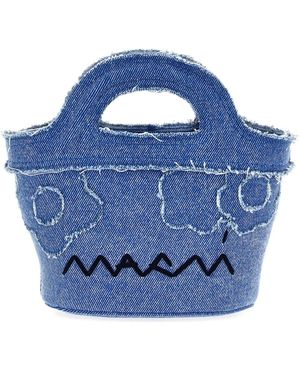 Marni Tropicalia Micro Handbag - Blau